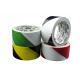 Safety Signage Floor Marking Tape PVC Underground Marking Tape Double Color Green White