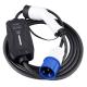 IEC62196-2 mode2 charger 3.5kw single phase fixed current with display portable ev charger for electric vehicle charging