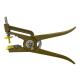 Golden Hydraulic Ear Tag Pliers Metal Identification Tag Applicator