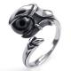 Tagor Jewelry Super Fashion 316L Stainless Steel Casting Ring PXR092