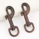 Antique Copper Metal Hooks Snap 3/7 Webbing Swivel Clasp Hooks for Lanyard Handbags