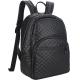 Large Capacity Black PU Waterproof Custom Travel Smell Proof Bag For Men with Lock
