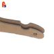 Brown Color Custom Cardboard Hangers Double Side Offset Paper Solid Structure