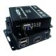 4K resolution HDMI Fiber Optic Extender with KVM for keyboard and mouse