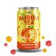 Hot Sale for Beverage Wholesalers: 320ml * 24 Bottles of Taiwan Peach Bubble poping boba Canned Drink Beverage