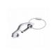 Cool Silver Metal Bottle Opener Key Ring,Cool innovative silver metal bottle opener key ring