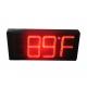 Original Outdoor Waterproof Led Digital Double Side Time And Temperature Sign Led Timer Display Led Wall Clock