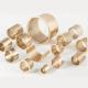 DIN 1494 Plain CuSn8 Self Lubricating Bronze Bushings 160-165-60mm Perforated