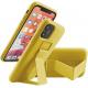 Silicone Kickstand Case Compatible with iPhone 11 case(6.1 in) Vertical and Horizontal Stand Hand Strap Metal Kickstand