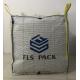 Customized FIBC Antistatic Big Bags , Yellow Loops Bulk Grain Tote Bags