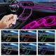 LED Car Interior Decorative Lamps Strips Atmosphere Lamp With Edge Color Cold Light