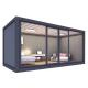 Q235/Q345 Light Steel Frame Folding Container House for Quick Construction