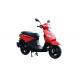 gas motor scooter red JOG 125cc 150cc GY6 engine front disc rear drum black alloy wheel iron muffler