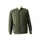 Mens Polyester Bomber Jacket With Zip Pocket And Embroidery Patch TWS14557
