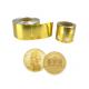 8011 38-40mic gold aluminium foil for chocolate coins packing