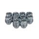 Stable External Dual Thread Lug Nuts 12x1.5 Zinc Nuts With 19 Millimeter Hex
