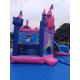 Pink Princess Girl Inflatable Bounce House Combo Double Stitching 4Mx 4M X 4M