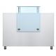 Hair Beauty Salon Reception Desk Furniture With Two Open Cabinet , Modern Style