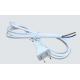 2 Pin Plug 220V AC Power Cable With Stripped Tinned End 1.5m/2m/3m Power Cord Type