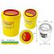 3.6 Litre Sharps disposal container, Sliding Lid, Red,Sharps Container  | WinnerCare