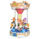 3 Riders Coin Operated Carousel Luxury Decoration for Children Amusement