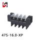 16.0mm Pitch 600V 65A Terminal Block End Barrier With Cover Barrier Terminal Blocks