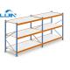 Warehouse Commercial Shelving System , Butterfly Hole Steel Storage Shelves