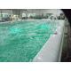 Fiberglass Dual Zone Swim Spa Hot Tub Outdoor Acrylic 4 Person Hot Tub