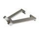 HAVC Aluminum Profile Bracket , Bracket Aluminium Profile Silver Sandblasting Anodizing