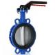 in stock 4 inch Wafer Lugged type ductile iron steel butterfly valve with Aluminium Handle manual