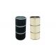 5um,0.5um,2um,0.2um Cylindrical Type Pleated Dust Filter Cartridge Reusabl