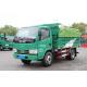 Tipper Used Truck 4*2 Dongfeng Small Dump Truck Green Color Single Row Cabin Manual