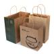 Different Size Versatile Brown Kraft Paper Bag with Handle Eco-friendly Highest Grade Materials for Packaging
