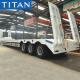 Low Bed Trailer 3 Axle Step Deck Trailer Lowbed for Sale in Nigeria