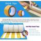 Removed easily acrylic double sided cloth carpet tape,Strongest double sided carpet tape heavy duty rug gripper tapes fo