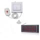 Wireless patients button and nurse station indicate lights display panel