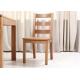 Solid Beech Wood Ladder Back Dining Chairs , Living Room Wooden Kitchen Chairs
