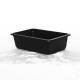 185MM PP Disposable Plastic Food Tray Square Tray Packaging For Food Meat