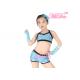 2 Pieces Hip Hop Dance Costumes Sequins Crop Top Short Gyms Cloth For Girls
