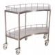 Hospital Surgical Instrument Stainless Steel Trolley Medical Furniture With Drawer 1400MM 45CM