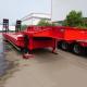Mechanical Equipment Concave 4 Axle 80T Low Bed Semi Trailer