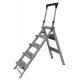 Robust Strength Lightweight Aluminum Ladder 5 Steps Adjustable Aluminum Ladder