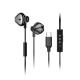 Gym Running Type C ANC Wired Earphones With Mic OEM / ODM RC73