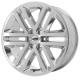 22x9.5 Polished Replacement Ford Replica Wheels 3993 For 2015-2017 Ford Expedition