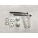 White Toilet Mounting Hardware Toilet Floor Bolts With Stainless Steel Screw