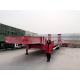 Super 100 tons low bed trailer to transport a excavator and bulldozer