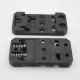 A-35-1 PA66 DIN Rail Bracket Plastic Clip Guide Rail Buckle Of Simple PCB Circuit Board Mounting Bracket DIN Rail Mounting PCB Carrier PCB Bracket
