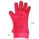 XL size 34.8*19.5cm long silicone baking glove high temperature resistant up to 230 degree