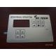 Waterproof Led Metal Dome Membrane Switch With Double Side Tape / Rubber Keys