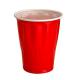 18 OZ PS Disposable Plastic Cups Red Ping Pong Cups Wedding